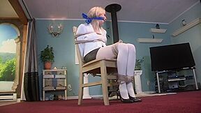 Blonde Reporter In Trouble