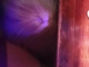 Tgirl Charlotte Licking out Lisa's Post Op Pussy under the table in the pub.