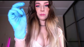 ASMR I will touch you with my drooling gloves