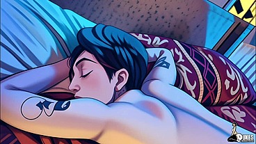 Emo Lesbian gets stretched by BBC for free Rent