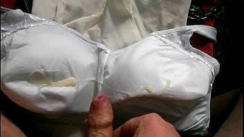 cum satin bra