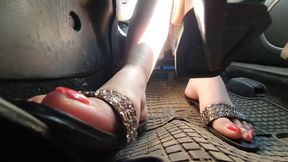 Under Pedal Driving Mazda Flat Sandals WMV