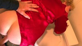 stepmom helps stepson cum