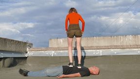 18 yo Lady and her male have strange fun on the street, vf2165h 720p