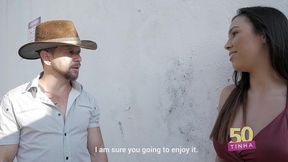 hillbilly lost in brazil finds a brand new one and eats her ass