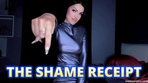 THE SHAME RECEIPT