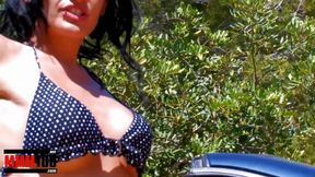 The last scene of the french pornstar Nina Roberts