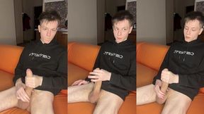 shower solo has 18yo moaning while milking dry