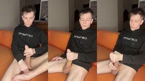 shower solo has 18yo moaning while milking dry