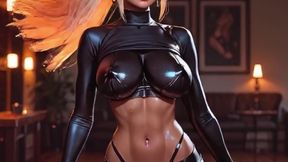 Sensual Dance Sexy Girl! Big Boobs Nipples Tease