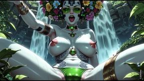 my floral girlfriend doing sexy pose (ai animation)