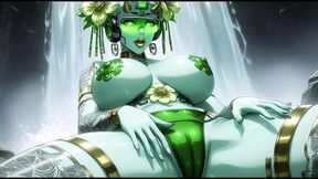 my floral girlfriend doing sexy pose (ai animation)