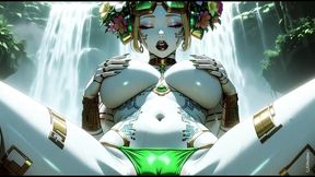 my floral girlfriend doing sexy pose (ai animation)