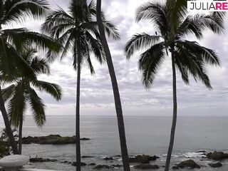 Sweetheart swallows giant cum after a hard bang bent over