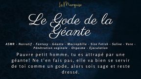 [French Audio Porn] The Giantess uses you as a dildo and fucks herself with you