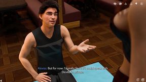 Alexis Thinks It Is Just Yoga Until Devilla Leads Him Into a Room for a Dirtier Private Lesson
