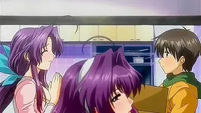 Curvy MILF Treats Naughty Boy to Hot Blowjob – Wild Hentai Fun Eng Sub