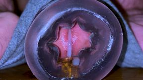 CLOSE UP: Monster Cock Fucking Pocket Pussy