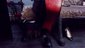 Showing Boots and Feet Instructions