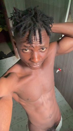 Black Iron Dick Flex Muscles