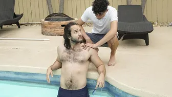 Chris Star and Dante Drackis share hot family roleplay massage and fuck