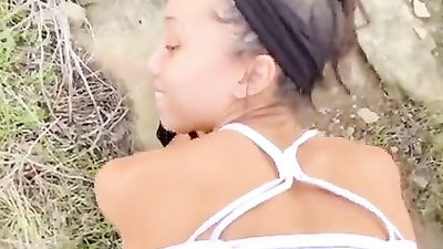 POV Blowjob and Anal Sex on a Hike