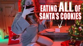 Eating ALL of Santa's Cookies WMV