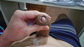 Playing with My Sperm After Cum 2