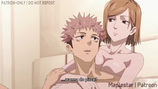 Эта сучка с каре жеско скачет на члене "Maplestar Yuji Itadori x Nobara Kugisaki PARTE 2"