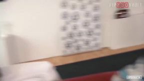European Big Ass Babe Enjoys Hot Sex on a Casting Couch