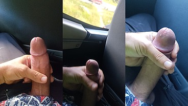 Masturbando no ônibus de viagem