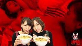 New Year’s Eve Special, Soba & Hot Pot Drinking Party - Cute Naughty Lesbian Play Yua Nanami & Ameri Hoshi