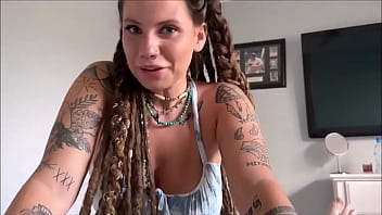 Busty Latina Step Sister With Tattoos Enjoys Passionate Sex  Family Taboo