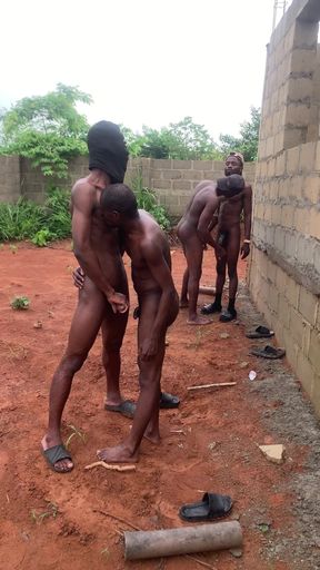 How I Was Gang Bang with My Friend Behind and Uncompleted Hosuse