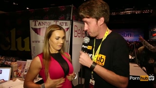PornhubTV Tanya Tate Interview at eXXXotica 2014 Atlantic City