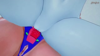 Raven and Starfire have lesbian sex in the dark - T Titans Hentai.