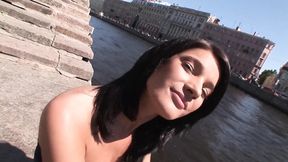 Saucy Babe Humps Two Hard Dicks
