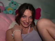 Shrooms Q Lets StepDaddy Use Her Secret Hole
