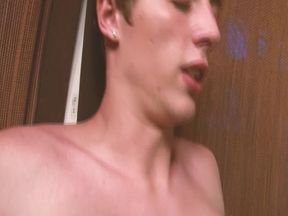 Thirsty for Cum Skinny Twink Loves It When His Mature Friend Gives Him a Blowjob in the Office