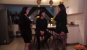 Pamlatina's Halloween Surprise: Playful Aunties and Their Sweet Treats