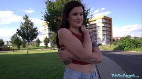 Public Agent Cute innocent Little Eliss taken to photography studio and fucked