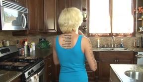 Big boobed kitchen blonde sluts
