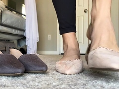 Foot fetish Close up feet and toes tease