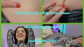 Terra Returns for a Belly Button Session mp4