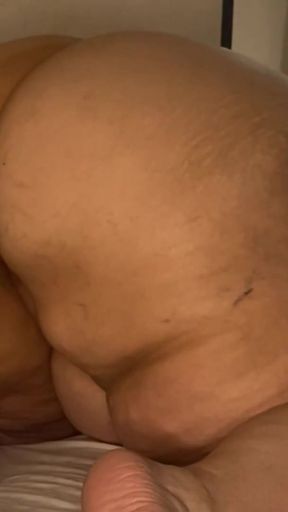 Hot Milf spreads her pussy open for African BBC Lover.   Clip 1