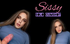 Sissy Solo Webcam Cumshot