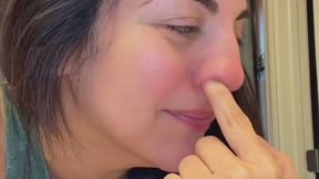 Snot Rocket, Nose picking, with 15 sneezes