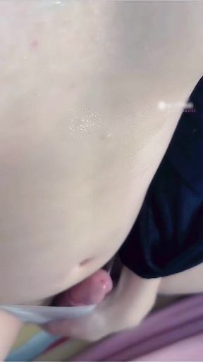Cute Asian Twink Femboy Estrogen Cumshot