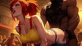 Spicy Toons: Misty In A Mosh Pit