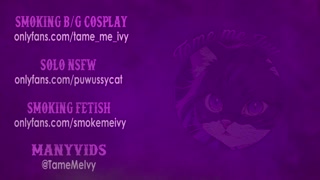 Small Tiddies Goth Princess smoking in your room(full vid on my 0nlyfans/ManyVids)